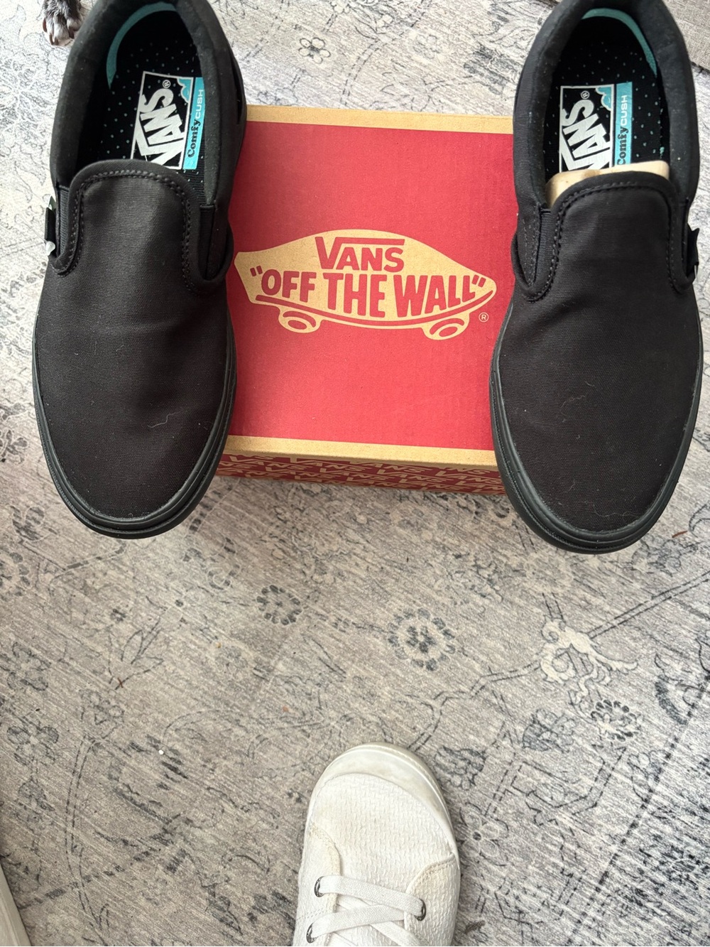 Vans Black Classic Slip-On Sneakers